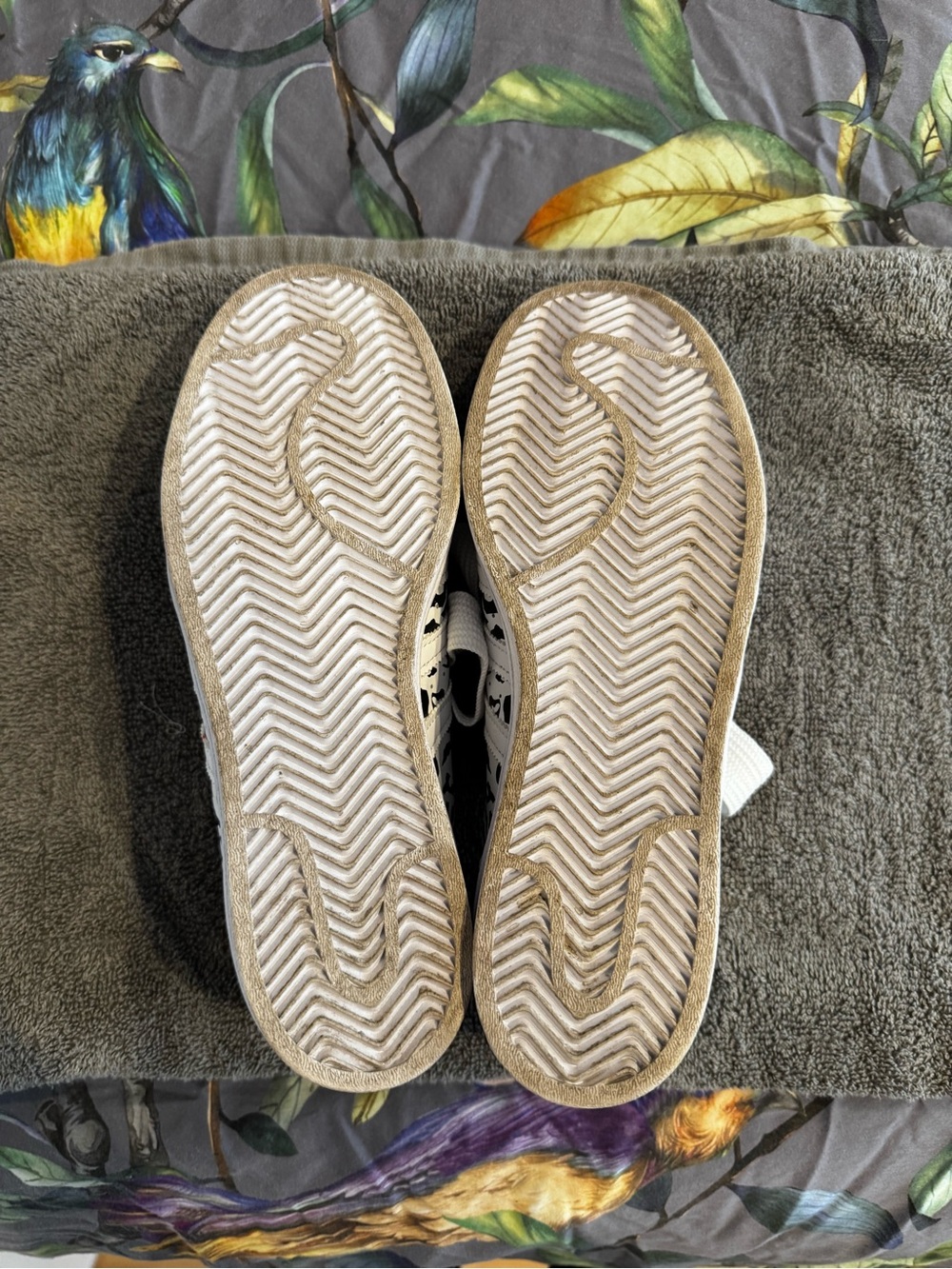 Adidas Superstars White Leopard Print Women’s Low-Top Sneakers - Picture 3 of 4